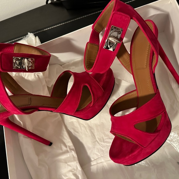 GIVENCHY SHARK SANDALE FUSCHIA - Picture 9 of 10